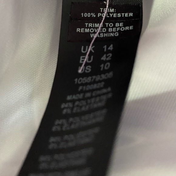 NWOT ASOS Purple Marble Faux Fur Cardigan Size 10 - Picture 5 of 5